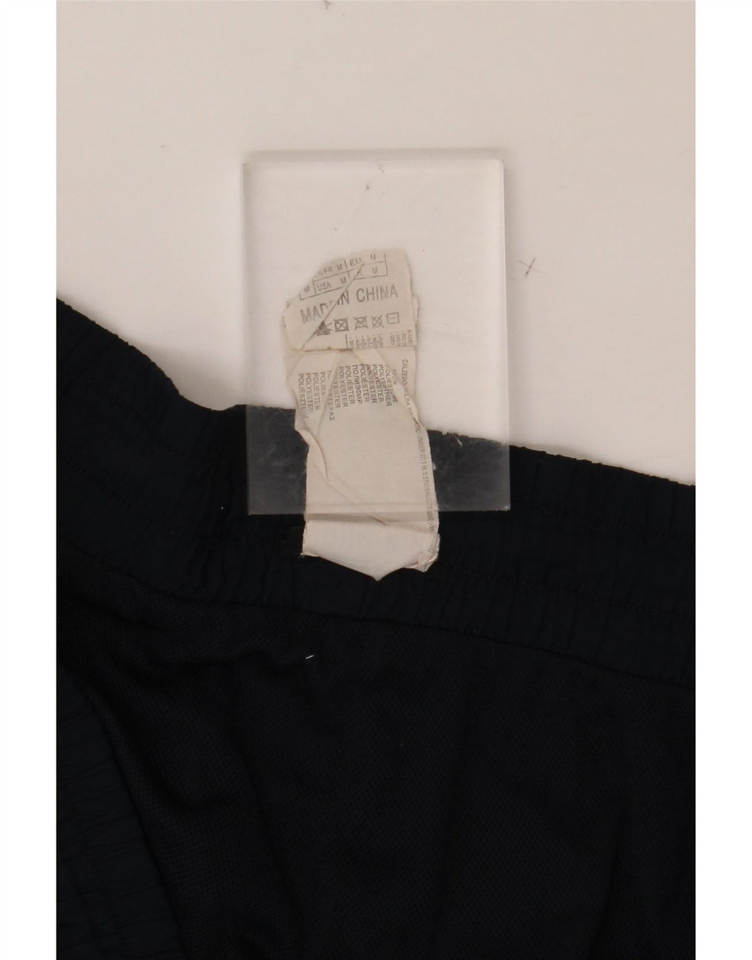 ADIDAS Mens Tracksuit Trousers Medium Navy Blue Polyester