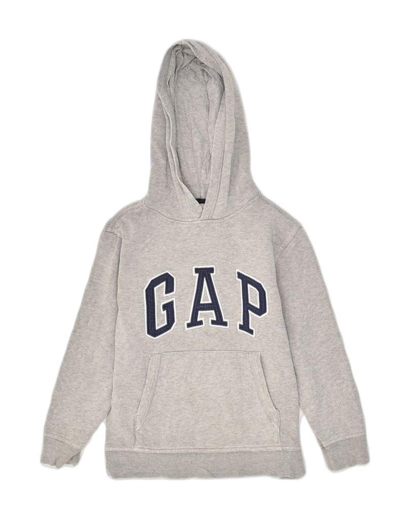 GAP Boys Graphic Hoodie Jumper 7-8 Years Grey Cotton | Vintage Gap | Thrift | Second-Hand Gap | Used Clothing | Messina Hembry 