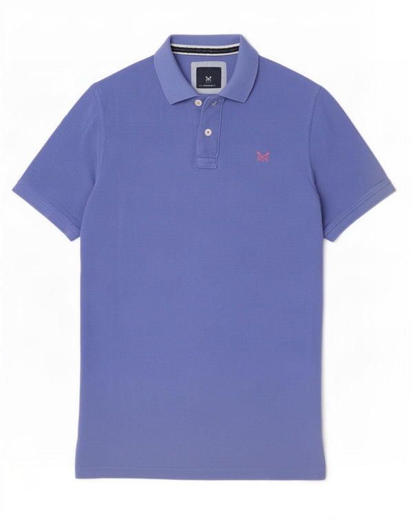 Crew Clothing Mens Polo Shirt Medium Blue Cotton
