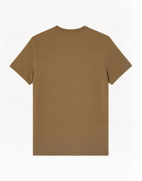 Tommy Hilfiger Mens Slim Fit T-Shirt Top Medium Khaki Cotton