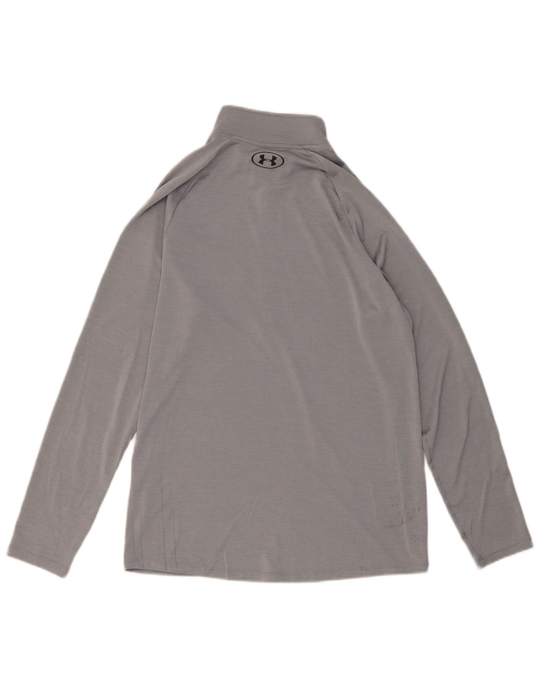 UNDER ARMOUR Mens Heat Gear Zip Neck Pullover Tracksuit Top Medium Grey