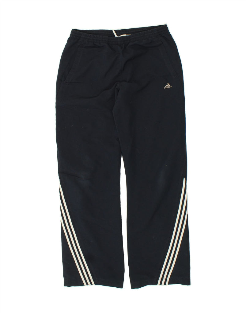 ADIDAS Mens Tracksuit Trousers UK 32/34 XS Navy Blue Polyester | Vintage Adidas | Thrift | Second-Hand Adidas | Used Clothing | Messina Hembry 