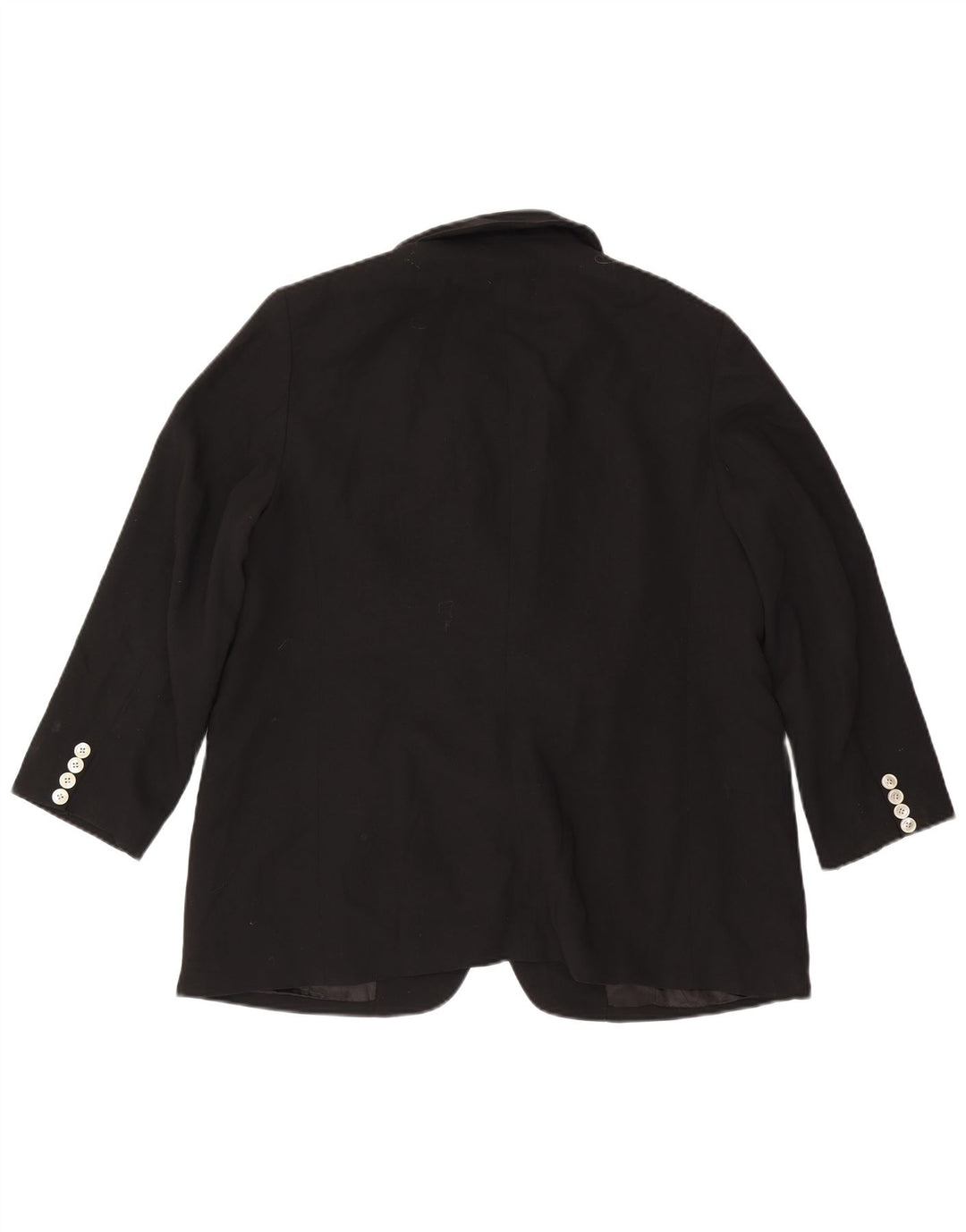 Ralph Lauren Womens 2 Button Blazer Jacket US 14 XL Black Wool