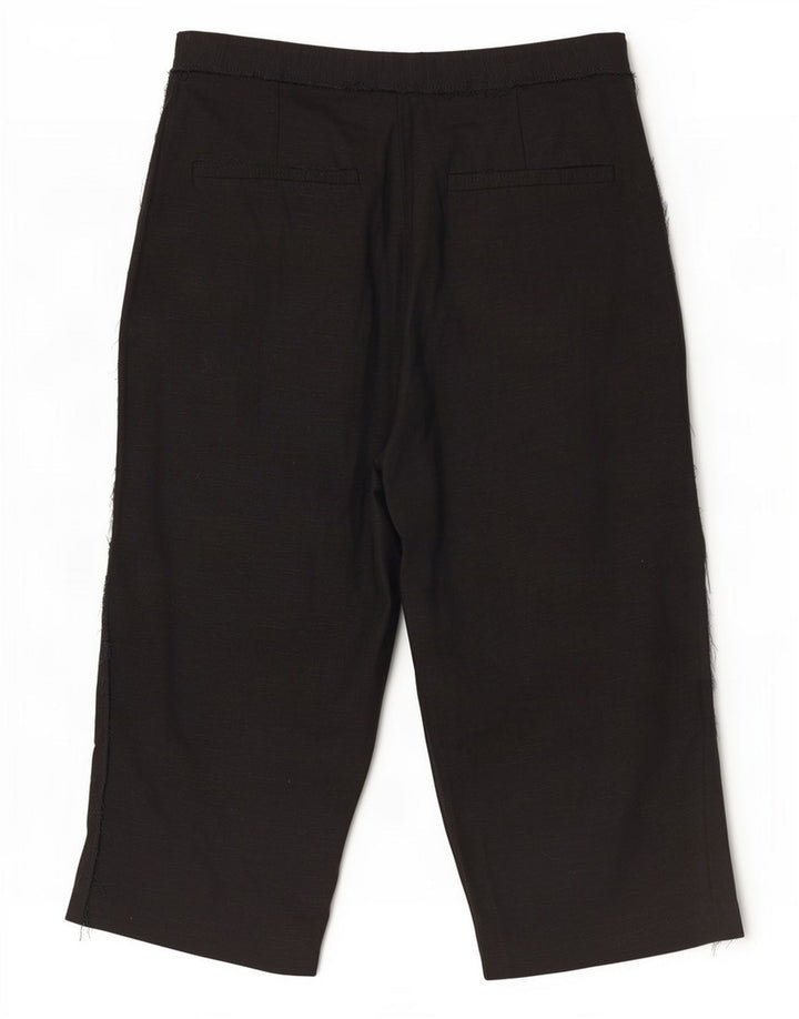 Zara Womens Bermuda Shorts Medium W28 Black Lyocell