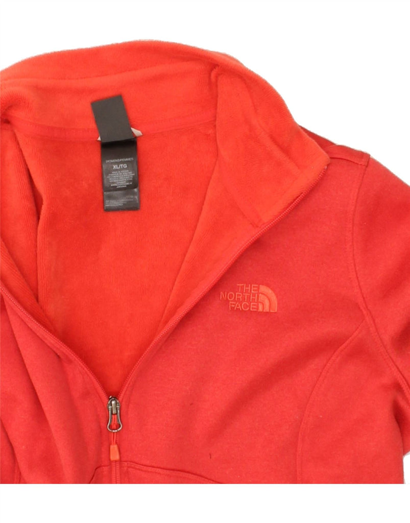 THE NORTH FACE Womens Fleece Jacket UK 18 XL Red Polyester | Vintage The North Face | Thrift | Second-Hand The North Face | Used Clothing | Messina Hembry 