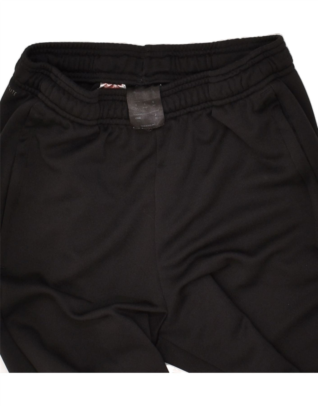 ADIDAS Girls Tracksuit Trousers 13-14 Years Black Polyester Vintage Adidas and Second-Hand Adidas from Messina Hembry 