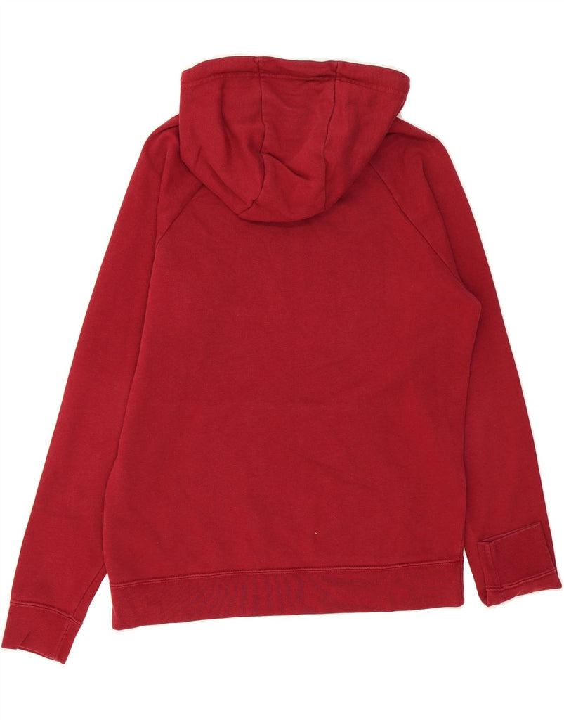 NIKE Mens Graphic Hoodie Jumper Small Burgundy Cotton Vintage Nike and Second-Hand Nike from Messina Hembry 