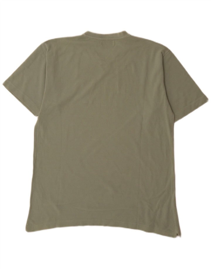Kappa Mens T-Shirt Top Large Green Cotton