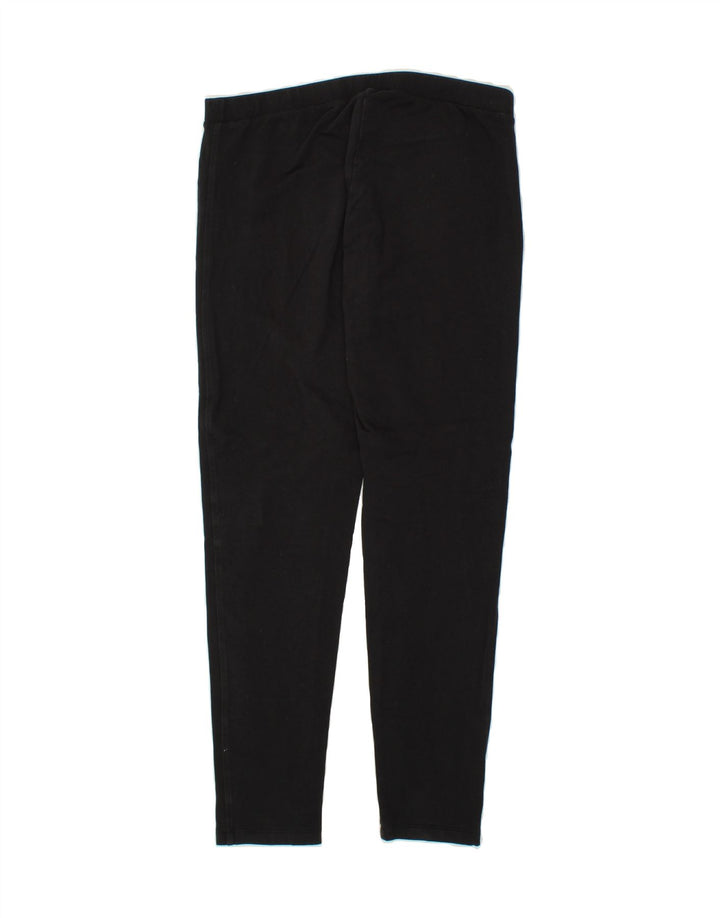 CHAMPION Womens Leggings UK 18 XL Black Vintage Champion and Second-Hand Champion from Messina Hembry 