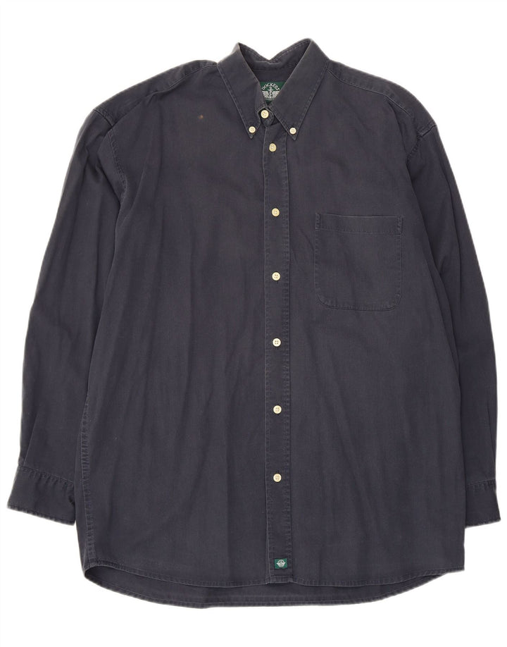 Dockers Mens Shirt Medium Black