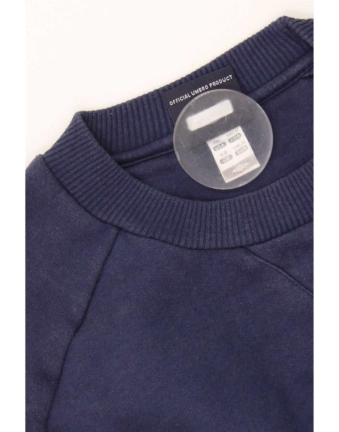 Umbro Boys Sweatshirt Jumper 12-13 Years XL Navy Blue Polyester