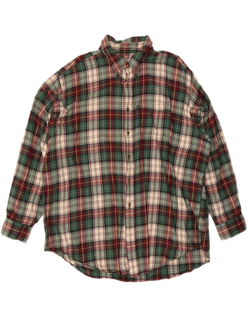 BROOKS BROTHERS Mens 346 Regular Fit Flannel Shirt 2XL Multicoloured Check Vintage Brooks Brothers and Second-Hand Brooks Brothers from Messina Hembry 