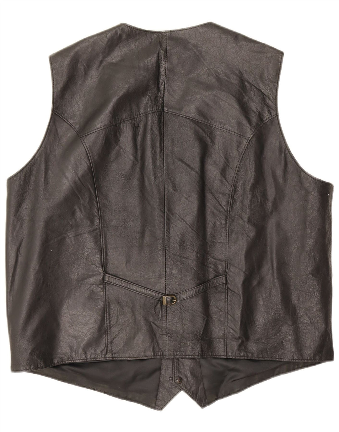 Vintage Mens Waistcoat XL Black