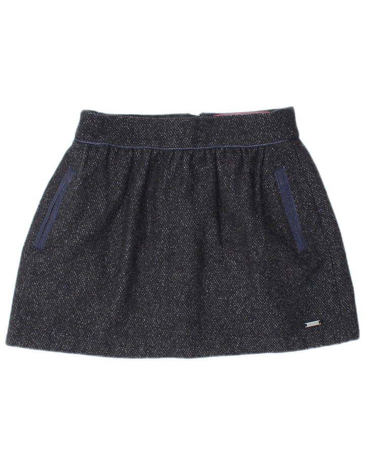 SUPERDRY Womens Mini Skirt Small W27 Grey Flecked Polyester