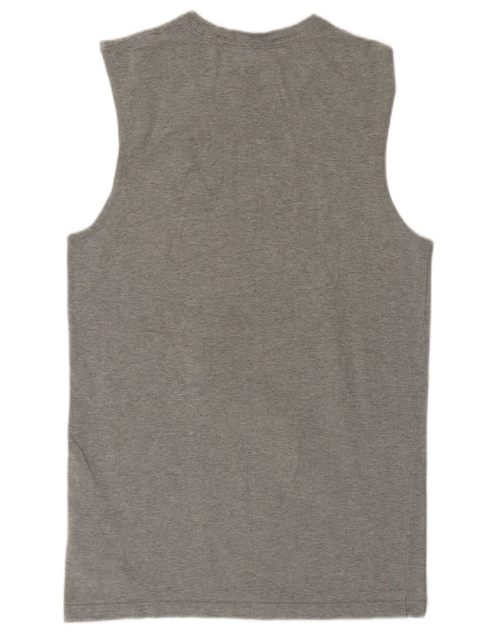 Nike Mens Vest Top UK 34/36 Small Grey Cotton