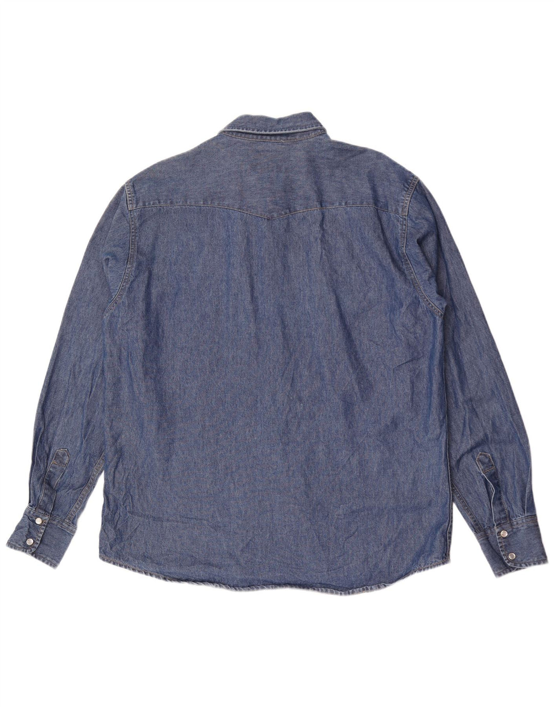 Americanino Mens Denim Shirt XL Blue Cotton