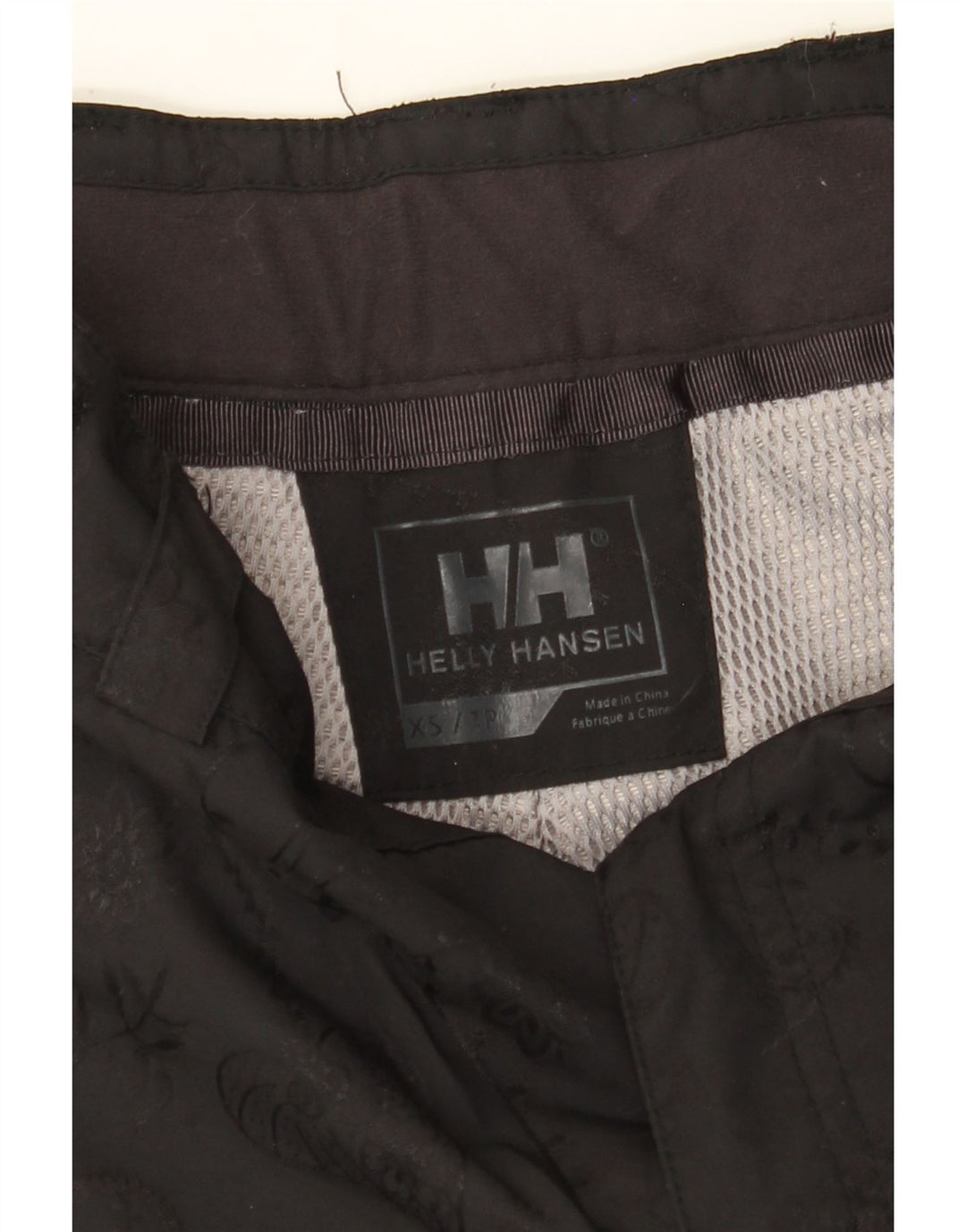 HELLY HANSEN Womens Cargo Windbreaker Trousers UK 6 XS  Black Polyamide