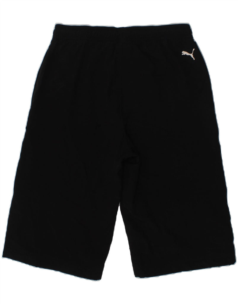 PUMA Boys Sport Shorts 9-10 Years Black Polyester | Vintage Puma | Thrift | Second-Hand Puma | Used Clothing | Messina Hembry 