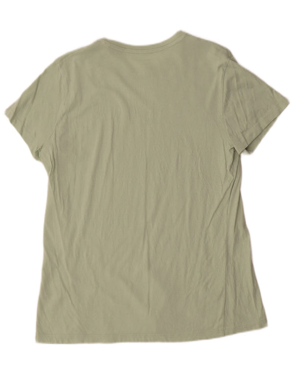 Reebok Womens Graphic T-Shirt Top UK 16/18 Large Green