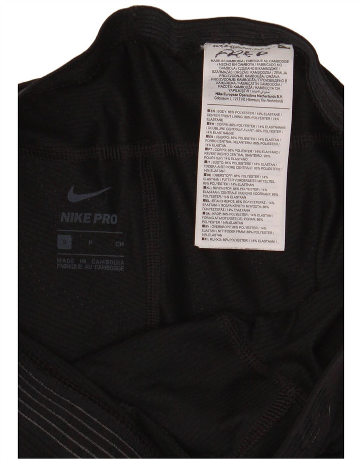 Nike Mens Leggings Small Black Polyester