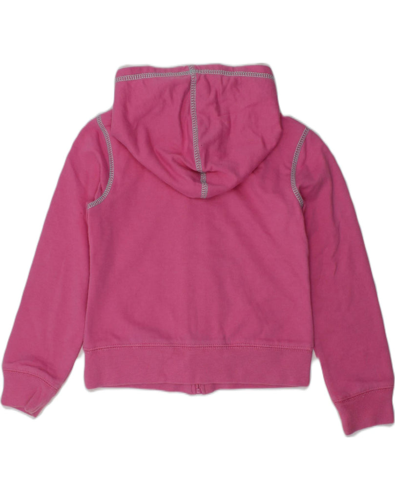 GUESS Girls Graphic Zip Hoodie Sweater 4-5 Years Pink Cotton | Vintage Guess | Thrift | Second-Hand Guess | Used Clothing | Messina Hembry 