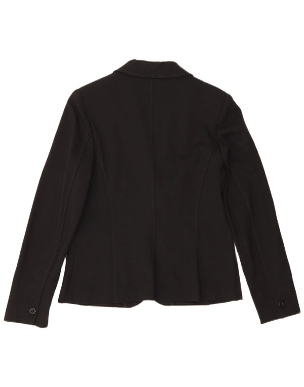 Liu Jo Womens Ajay 2 Button Blazer Jacket IT 50 XL Black Viscose Classic