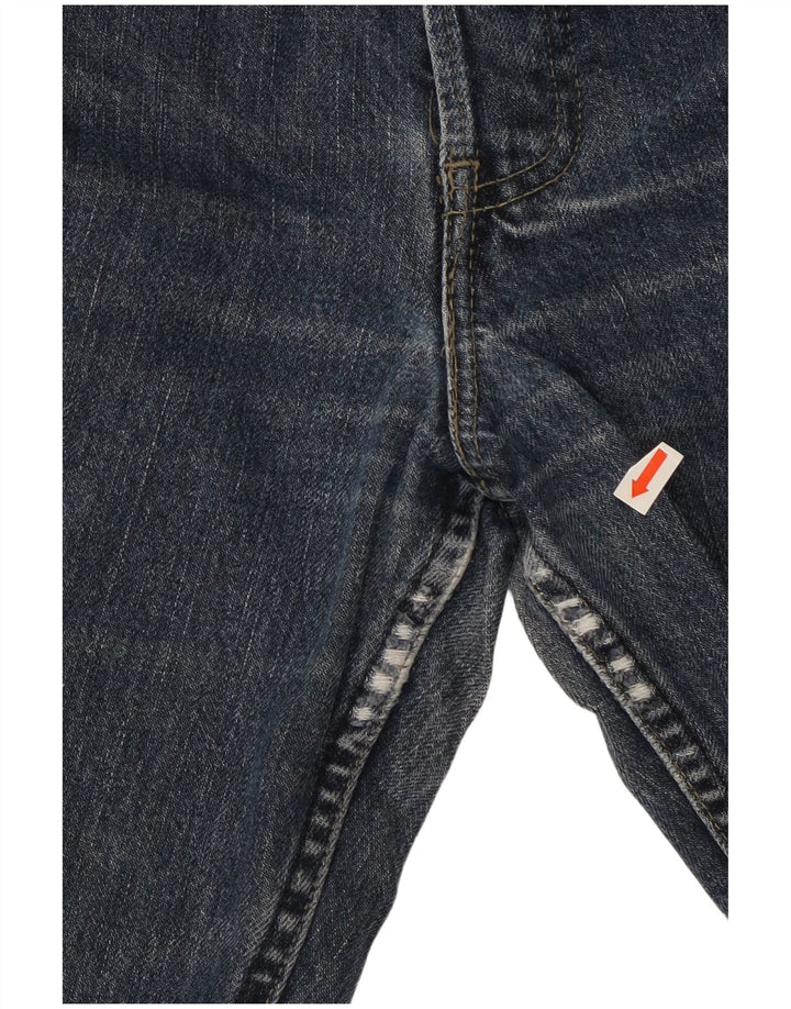 Levi's Mens Straight Jeans W32 L26 Blue Cotton