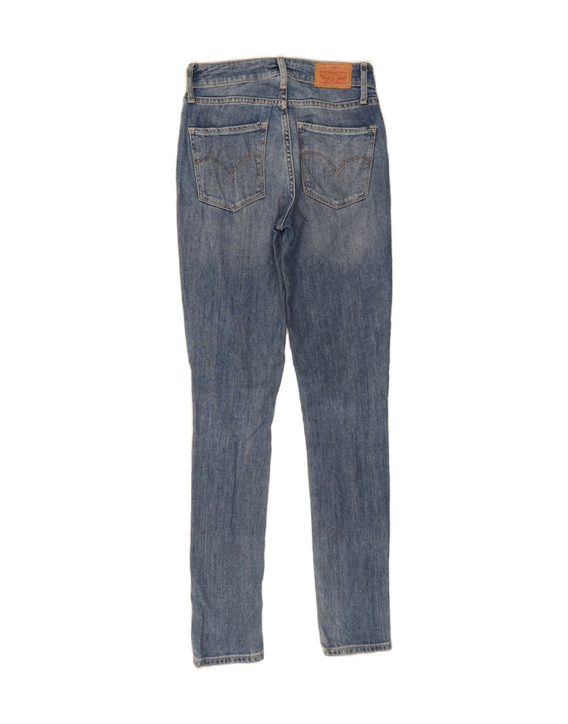 LEVI'S Womens 721 High Rise Skinny Jeans W24 L31 Blue Cotton Vintage Levi's and Second-Hand Levi's from Messina Hembry 