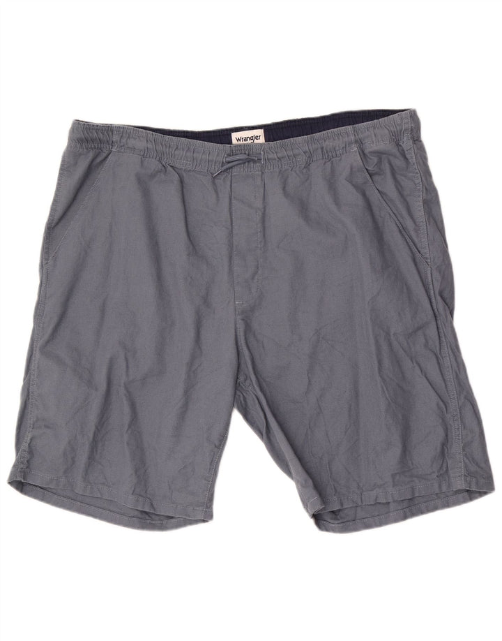 Wrangler Mens Bermuda Shorts W38 XL Grey Cotton