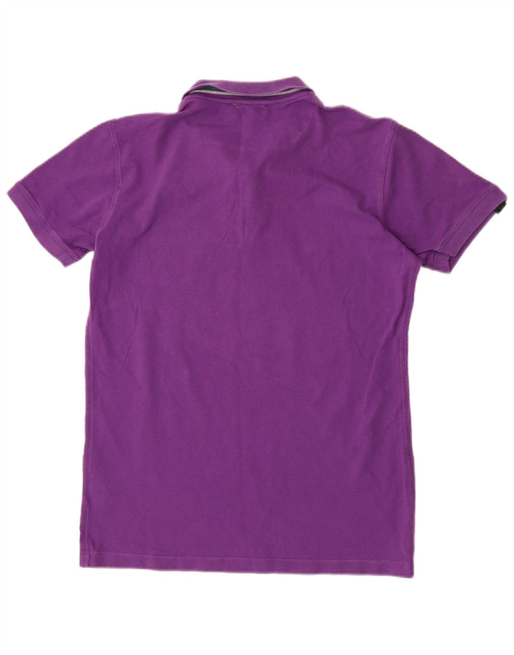 Diesel Mens Polo Shirt Large Purple Cotton
