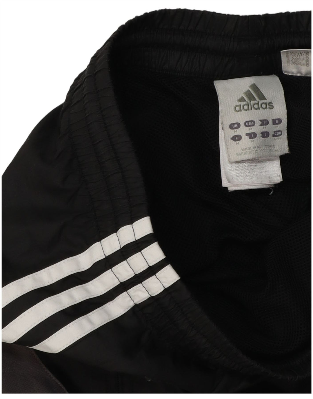 Adidas Mens Tracksuit Trousers Medium  Black Colourblock Polyester