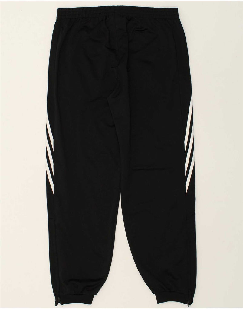 ADIDAS Mens Tracksuit Trousers Joggers Large Black Polyester Vintage Adidas and Second-Hand Adidas from Messina Hembry 