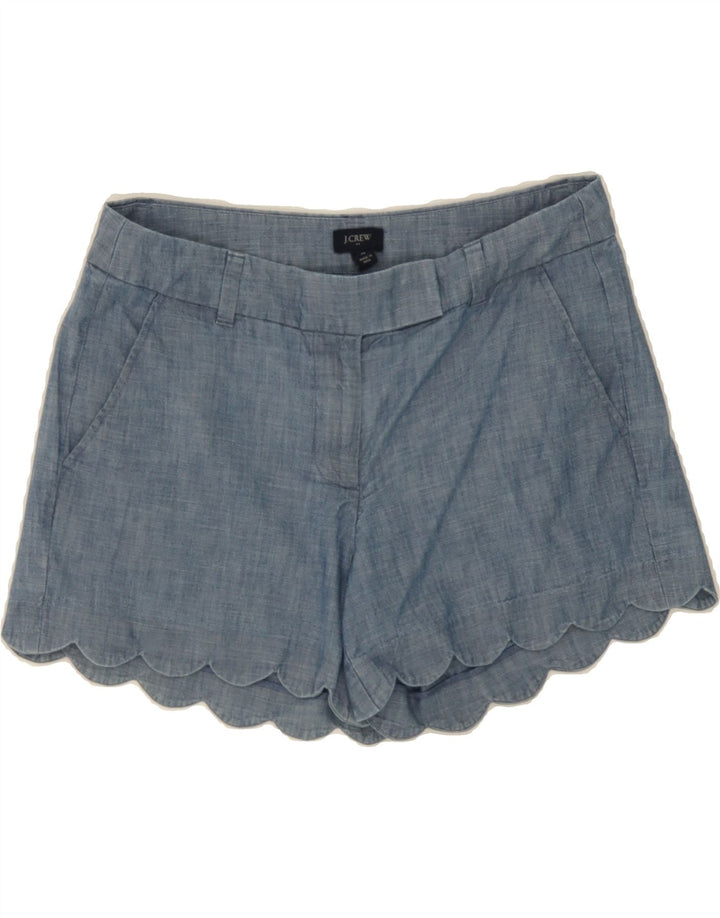J. CREW Womens Chino Shorts US 4 Small W32 Blue Cotton Vintage J. Crew and Second-Hand J. Crew from Messina Hembry 