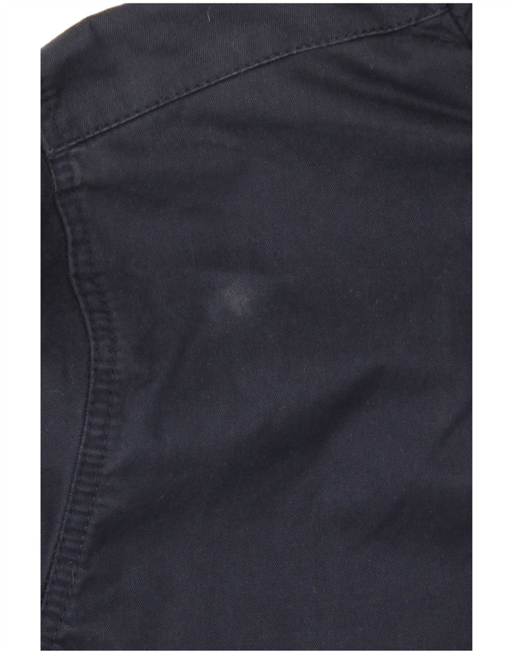 Tommy Hilfiger Mens Bomber Jacket UK 38 Medium Navy Blue Cotton