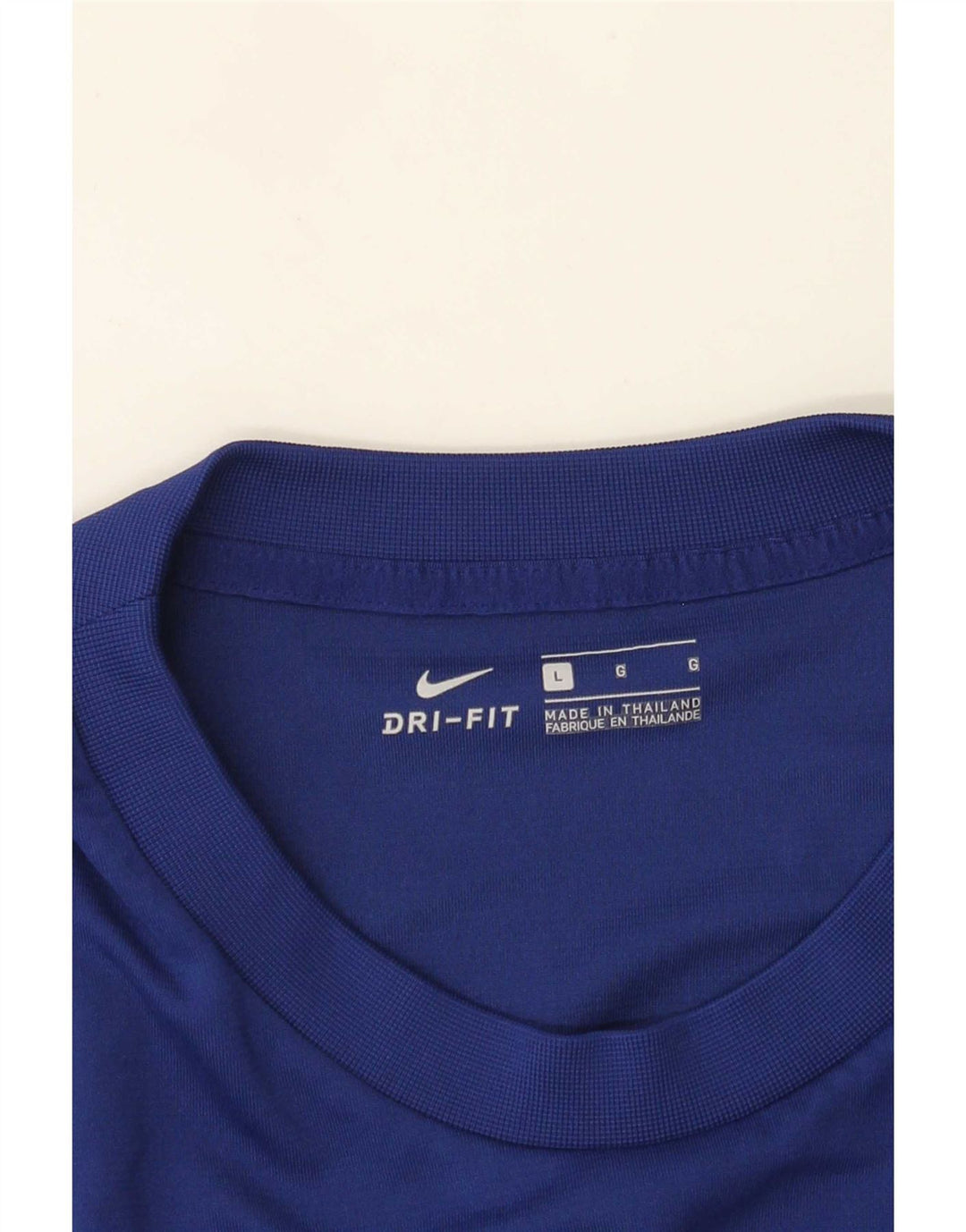 Nike Mens Dri Fit Graphic T-Shirt Top Large Blue Colourblock