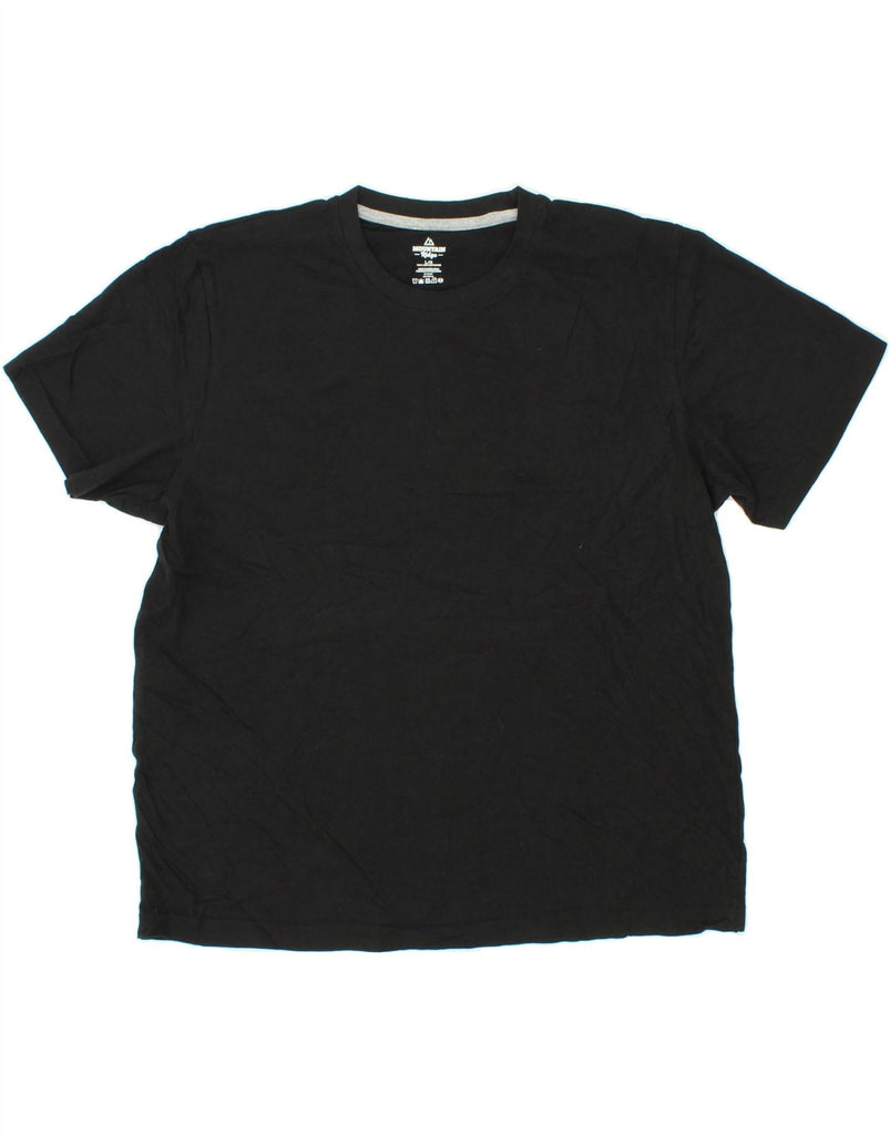 MOUNTAIN RIDGE Mens T-Shirt Top Large Black Cotton Vintage Mountain Ridge and Second-Hand Mountain Ridge from Messina Hembry 