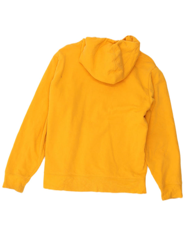 The North Face Mens Graphic Hoodie Jumper Medium Yellow Cotton