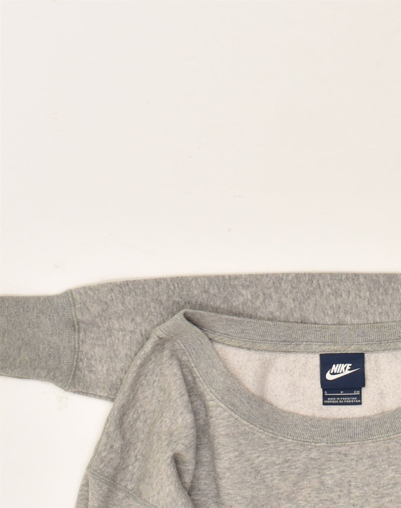 NIKE Mens Sweatshirt Jumper Small Grey Cotton | Vintage Nike | Thrift | Second-Hand Nike | Used Clothing | Messina Hembry 