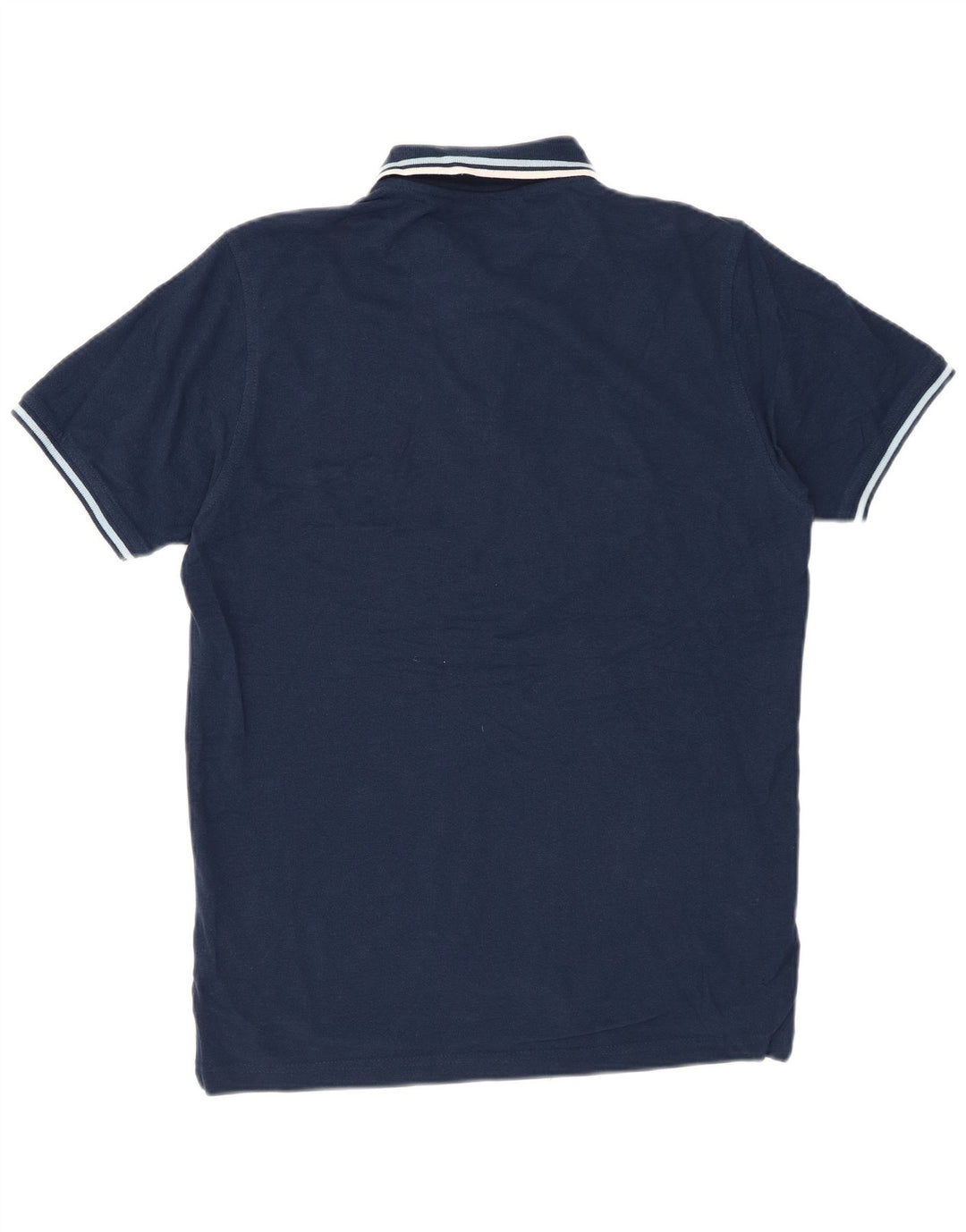 Pierre Cardin Mens Regular Fit Polo Shirt Medium Navy Blue Cotton