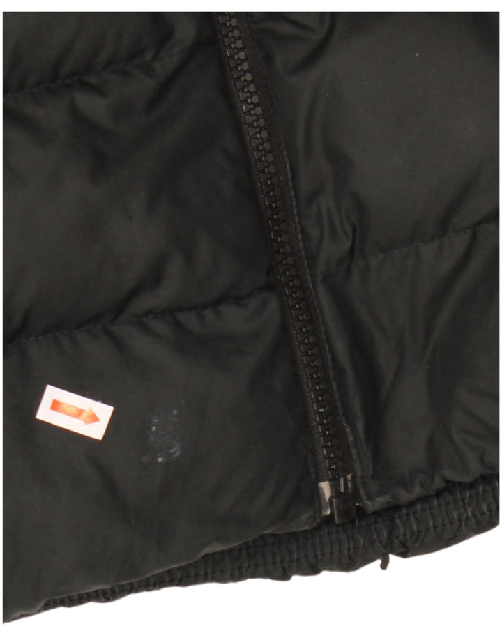 Nike Boys Hooded Padded Jacket 13-14 Years XL Black Polyester