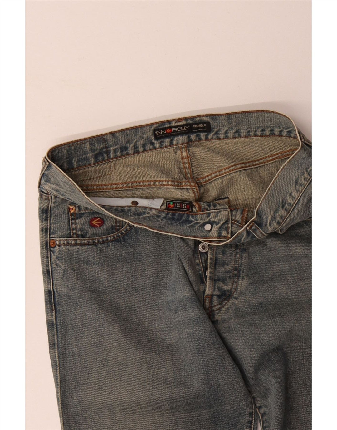 ENERGIE Mens Straight Jeans W32 L34  Blue