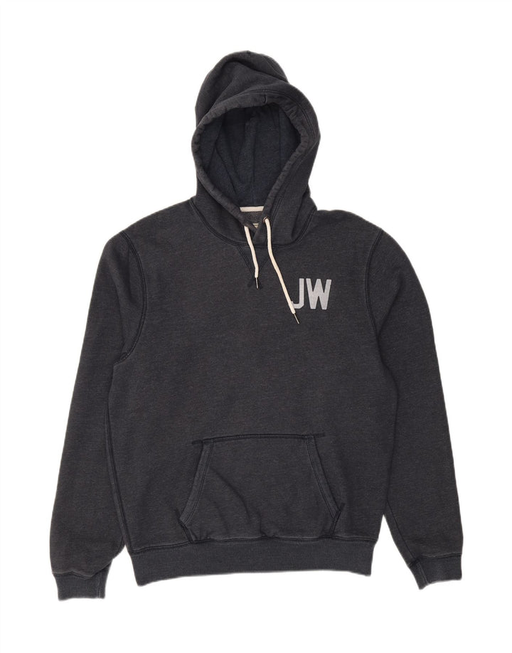 JACK WILLS Mens Graphic Hoodie Jumper Medium Navy Blue Cotton Vintage Jack Wills and Second-Hand Jack Wills from Messina Hembry 