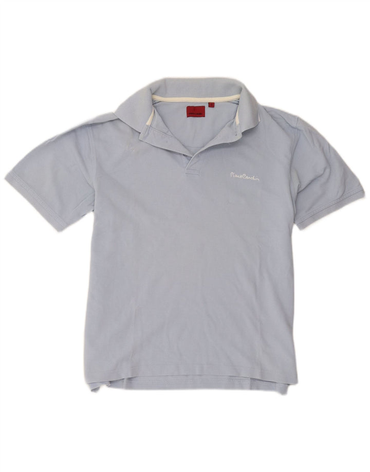 Pierre Cardin Mens Polo Shirt Small Blue Cotton