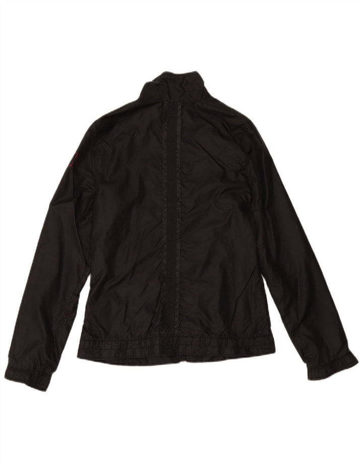 PUMA Womens Bomber Jacket UK 8 Small Black Polyester