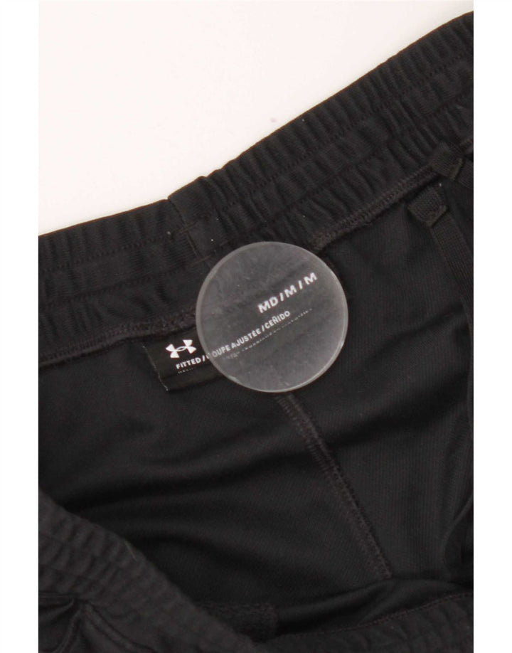 Under Armour Mens Tracksuit Trousers Medium Black Colourblock