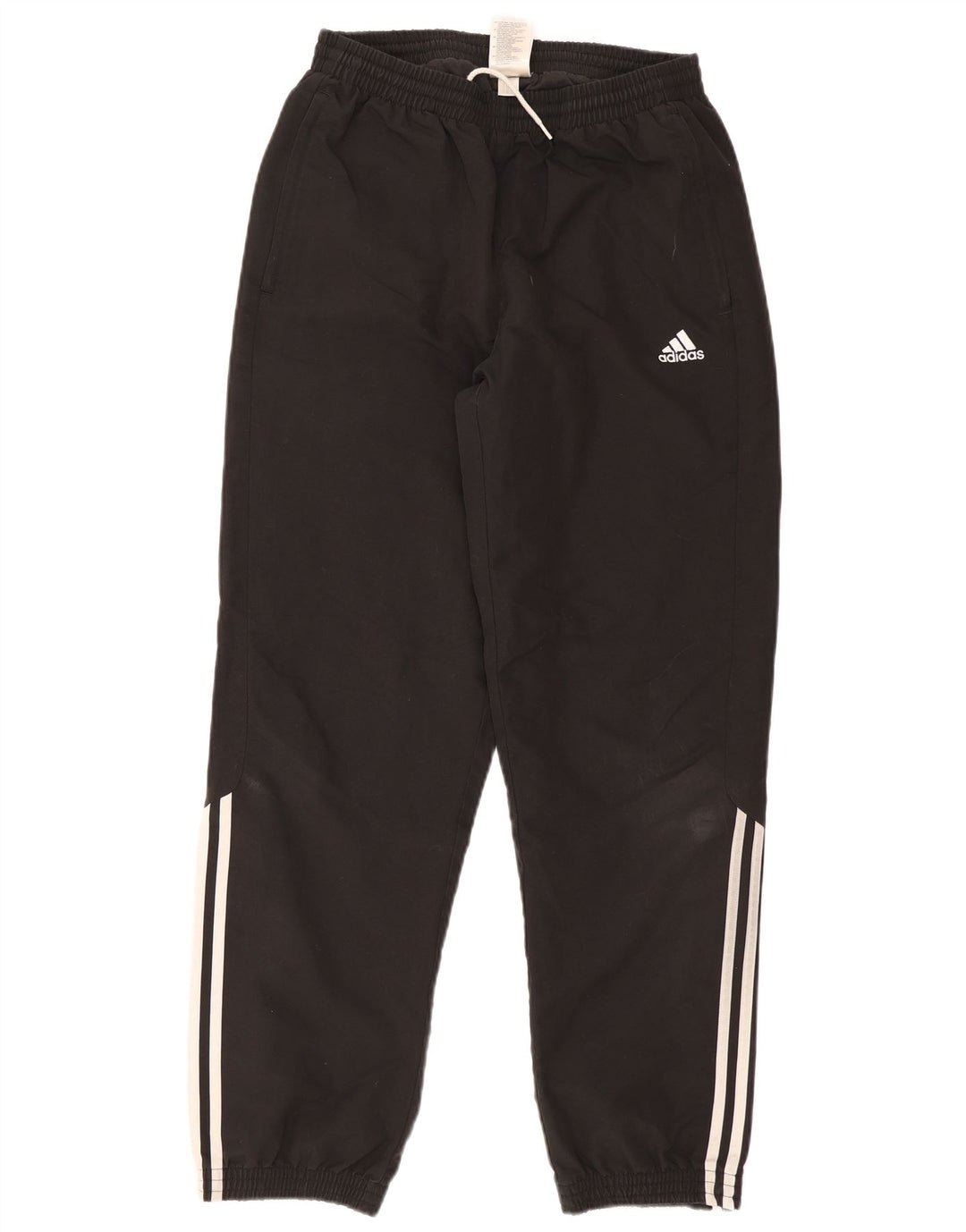 Adidas Mens Tracksuit Trousers Joggers Medium  Black Polyester