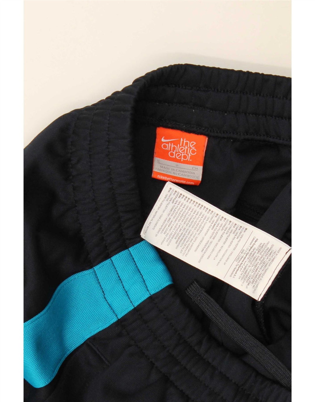 Nike Womens Tracksuit Trousers UK 10 Small Black Colourblock Polyester