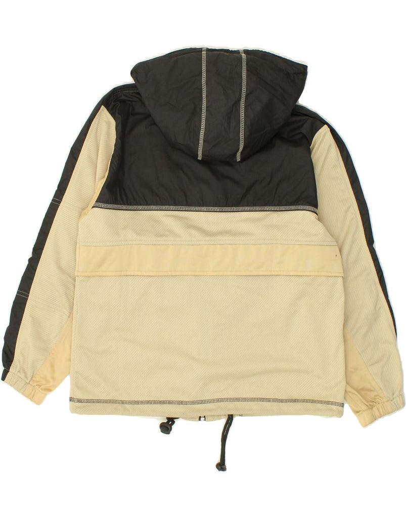 DIADORA Boys Hooded Utility Jacket 13-14 Years Beige Colourblock Polyamide | Vintage Diadora | Thrift | Second-Hand Diadora | Used Clothing | Messina Hembry 