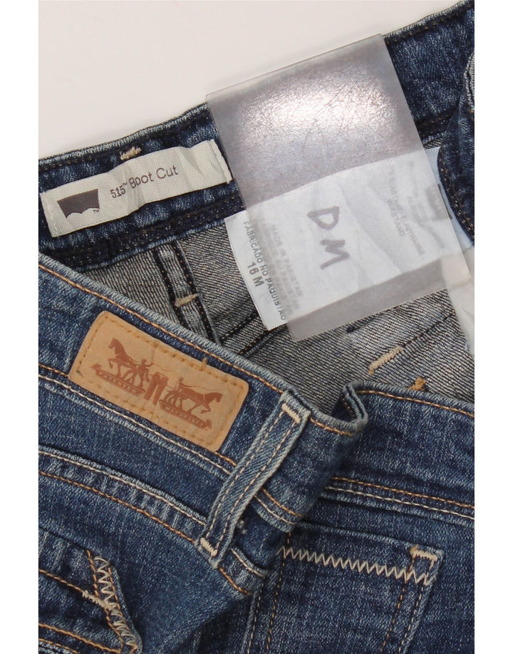Levi's Womens 515 Bootcut Jeans US 16 2XL W38 L28 Blue Cotton