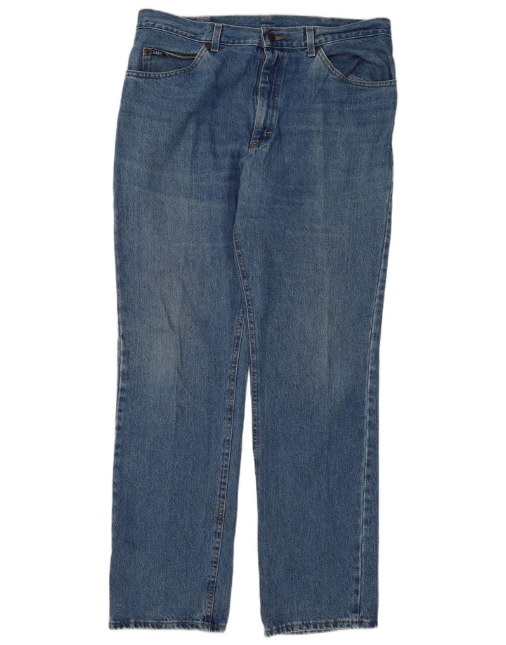 LEE Mens Straight Jeans W36 L34 Blue